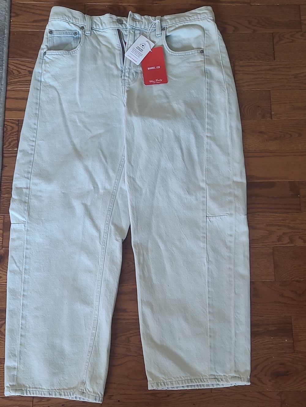 Lucky Brand Light Barrel Jeans 6/28